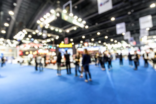 Abstract,Blurred,Defocused,Trade,Event,Exhibition,Background,,Business,Convention,Show